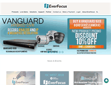 Tablet Screenshot of everfocus.com